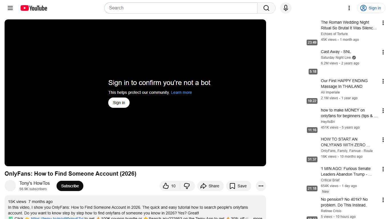 OnlyFans: How to Find Someone Account (2026) - YouTube